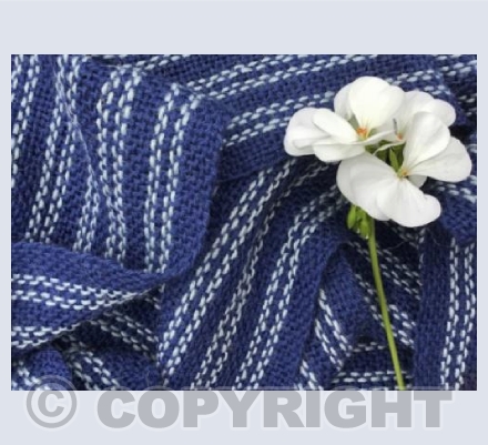 Blue scarf