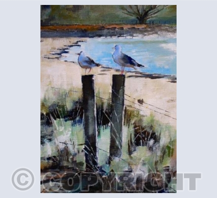 Beach Scene, Port Jackson NZ