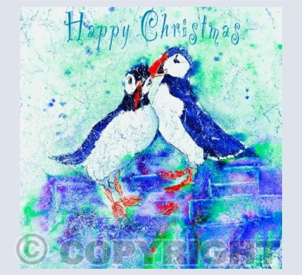 Happy Christmas Puffins