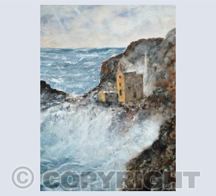 Raging Storm At Botallack