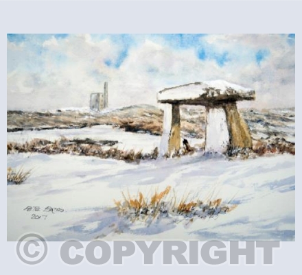 Lanyon Quoit In Winter