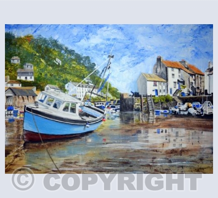 Beached At Polperro