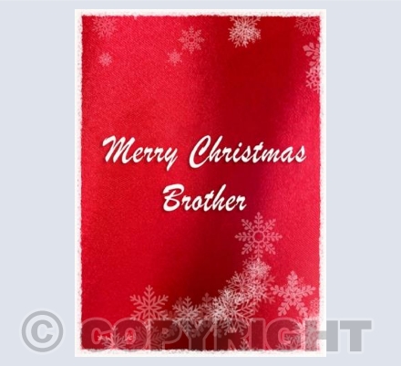 Merry Christmas Brother