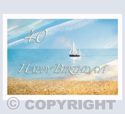 Pleasant Isolation Birthday 40 Card