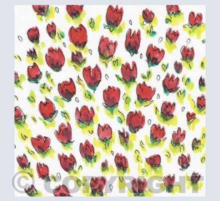 Tulips all around