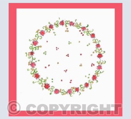 Wreath with border