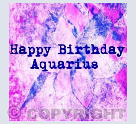 Starsigns Aquarius