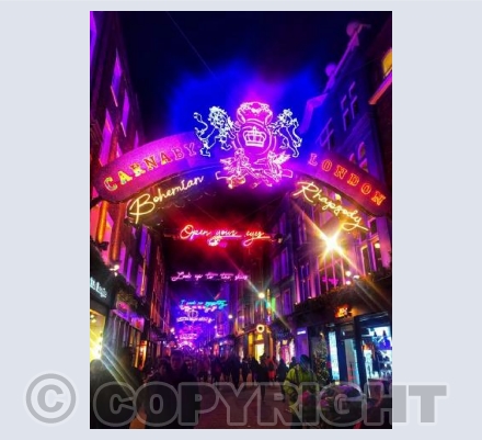 Carnaby Street Neon Queen 