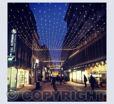 A sky of twinkling lights 