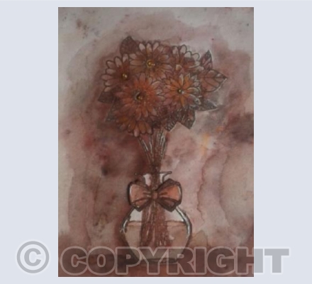 Decoupage Daisies