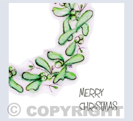 Mistletoe Wreath