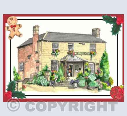 Christmas Chequers Pub