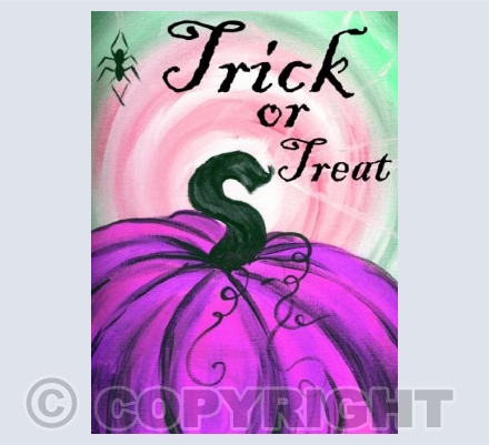 HALW004 PURPLE PUMPKIN T&T 