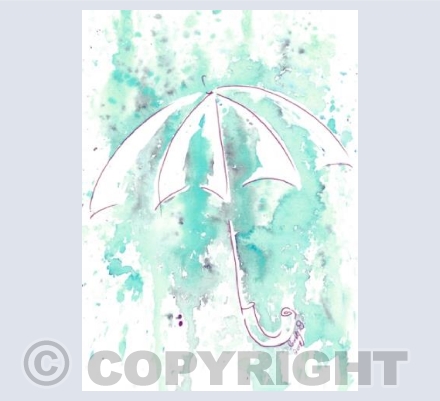 EVDAY 001 AQUA UMBRELLA