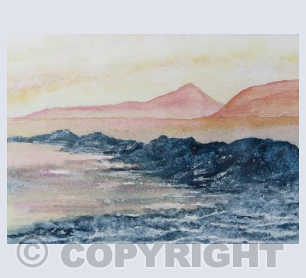 Sunset on Beach