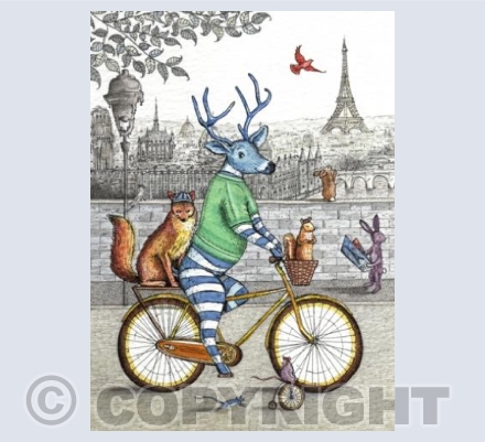 Wild Rides - Animals on a Bicycle
