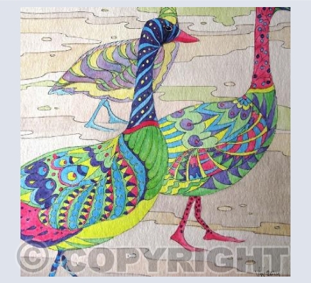 Patterned Geese