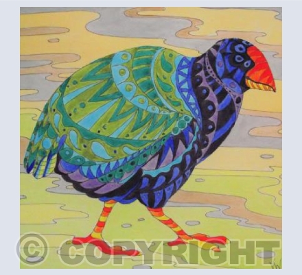 Patterned Takahe