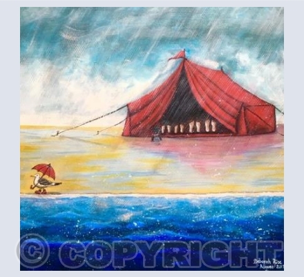 We laugh in the face of rain