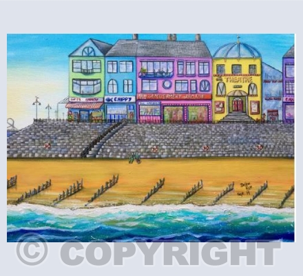 Happy days by the sea, walk along the Promenade.