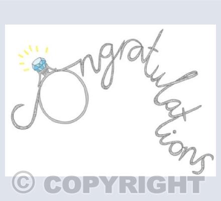 congratulations white