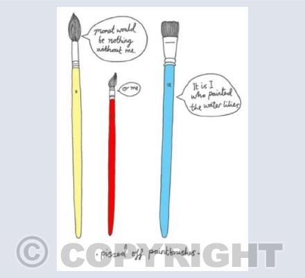 pissed off paintbrushes