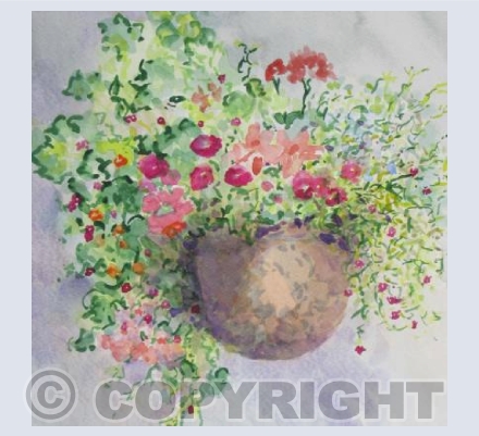 FLOWERS ON THE WALL