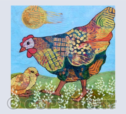 Cockerel and Chick
