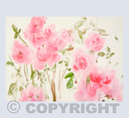 Pink Rose Bush