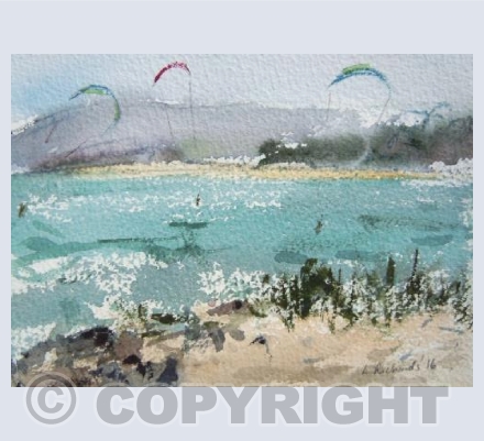 Kitesurfers at Poole