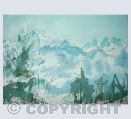 View from La Rosiere