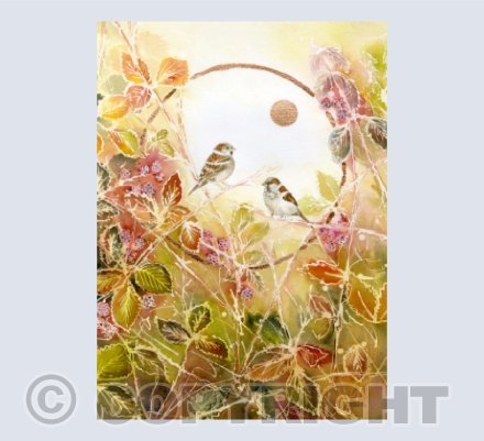 Hiding in the brambles