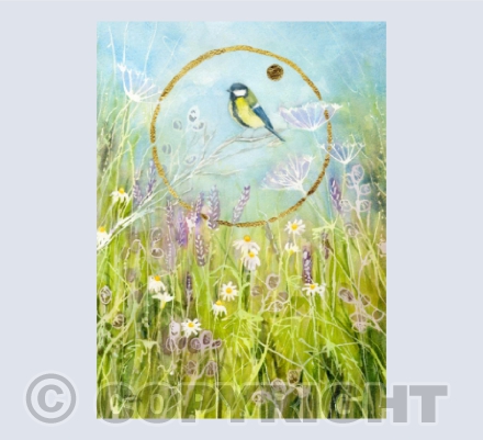 Daisies and Lavender