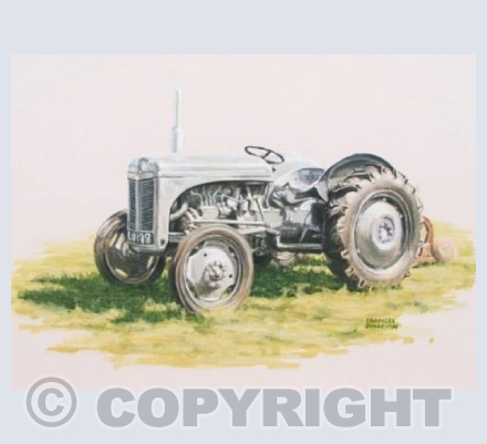 Good Old Fergie Tractor Card