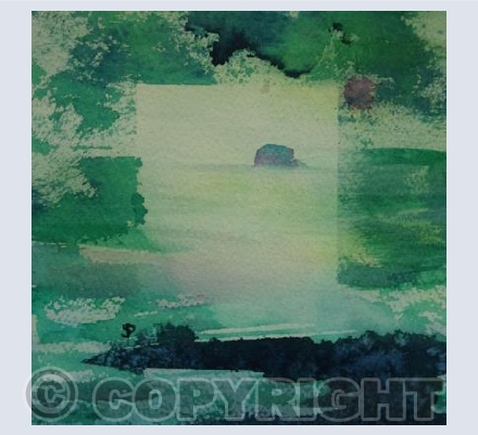 Window to the Bass Rock