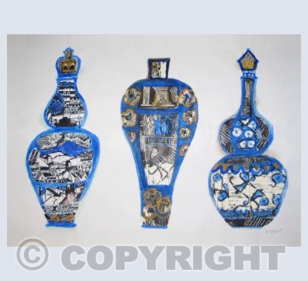 Three Chinese Vases