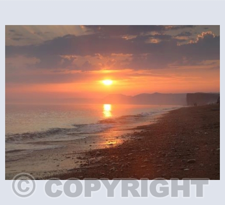 Burning Sky at Jurassic Coast