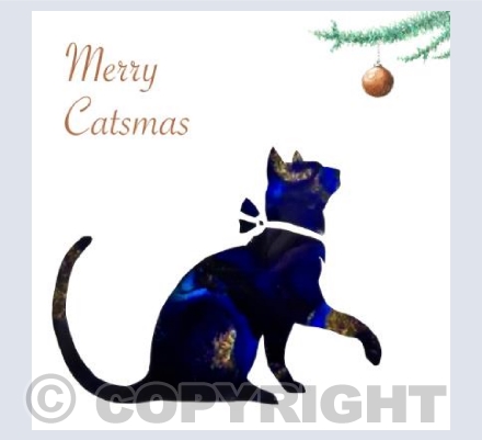 Cat and bauble 2 Catsmas