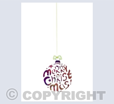 Merry Christmas Bauble