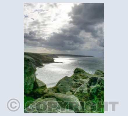 From Carn Gloose to Lands End (portrait)