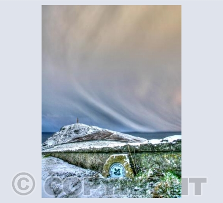 After the snow at Cape Cornwall 5 (portrait)