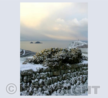After the snow at Cape Cornwall 1 (portrait)