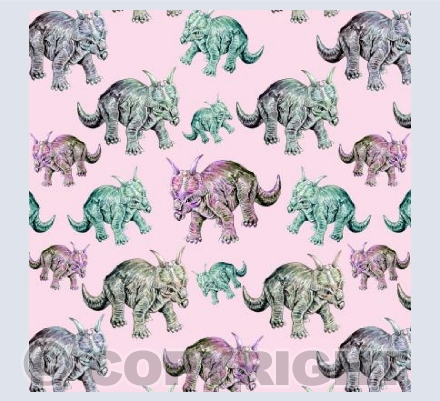 Dino Pink Pattern