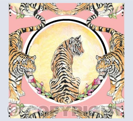 Glancing Tiger Scarf