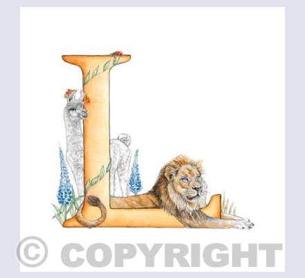 'L' letter illustration