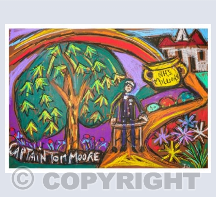 Captain Tom Walks For The NHS