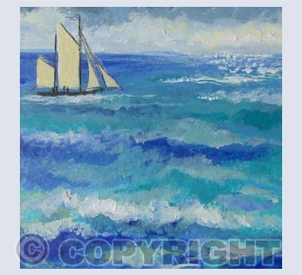 Full Sail, Sparkling Sea. 