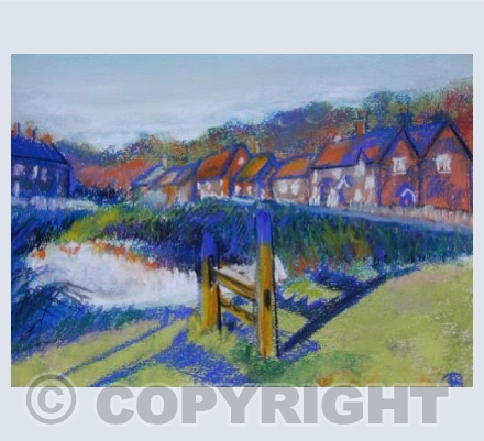 Aldbury Pond. Summertime.