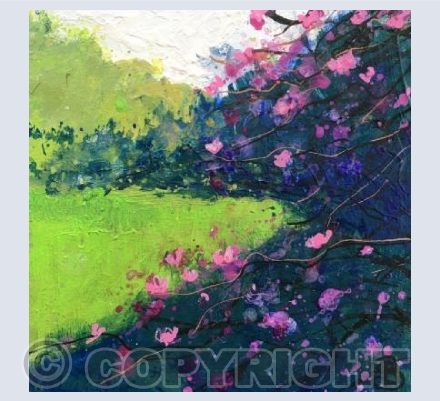 Old Apple Trees in Bloom