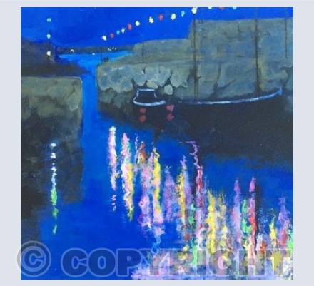 Harbour Reflections, Lights.